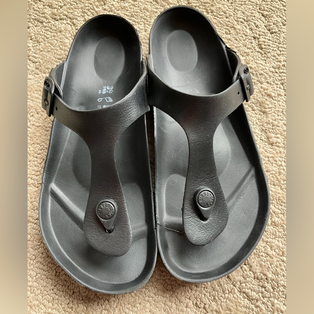 Birkenstock Gizeh EVA sandals / flip flops size 39 black